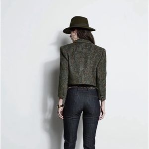 Anne Klein wool cropped jacket